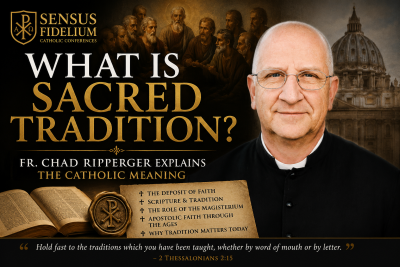 What Is Sacred Tradition? Fr. Chad Ripperger Explains the Catholic Meaning